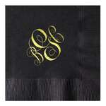 Business Household Items - Colored 2-Ply Beverage Napkins - Foil Imprint