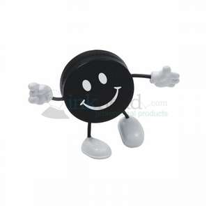 Hockey Puck Figure Stress Ball