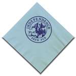 Promotional Household Items - Beverage Napkins - Pastel Blue