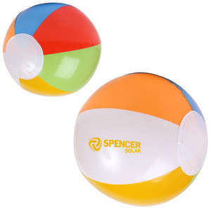 16" Multi Colored Beach Ball 