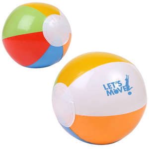 Custom Promotional 6" Multi Colored Beach Ball