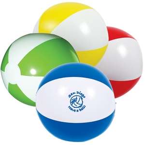 Custom Promotional 16" 2-Tone Beach Ball
