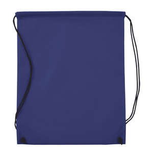 Nonwoven Drawstring Cinch-Up Backpack Blue, Navy