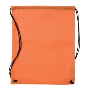 Nonwoven Drawstring Cinch-Up Backpack Orange