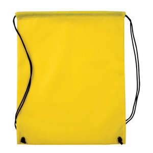 Nonwoven Drawstring Cinch-Up Backpack White