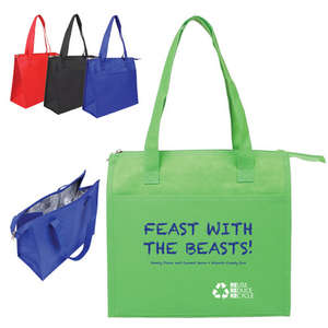Custom Promotional Insulated Triangle Nonwoven Shopper