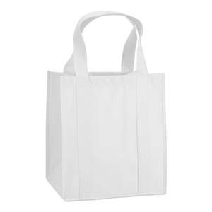 Atlas Nonwoven Grocery Tote White