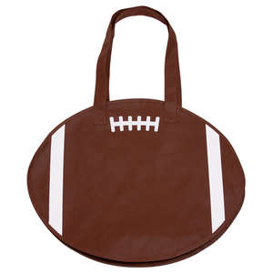 RallyTotes Football Tote Brown