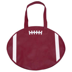 RallyTotes Football Tote Burgundy