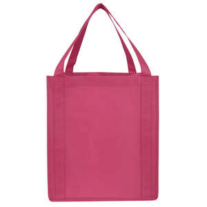 Saturn Jumbo Nonwoven Grocery Tote Burgundy