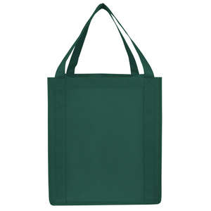 Saturn Jumbo Nonwoven Grocery Tote Green, Hunter