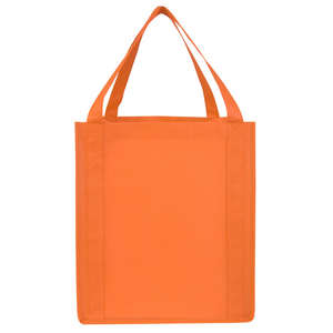 Saturn Jumbo Nonwoven Grocery Tote Orange
