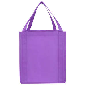 Saturn Jumbo Nonwoven Grocery Tote Purple
