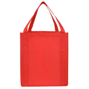 Saturn Jumbo Nonwoven Grocery Tote Red