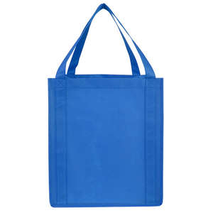 Saturn Jumbo Nonwoven Grocery Tote Blue, Reflex