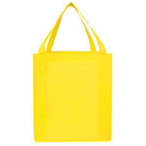 Saturn Jumbo Nonwoven Grocery Tote Yellow