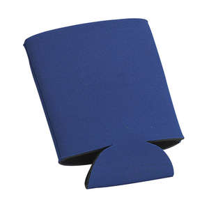 Folding Can Cooler Sleeve Blue, Navy/Black