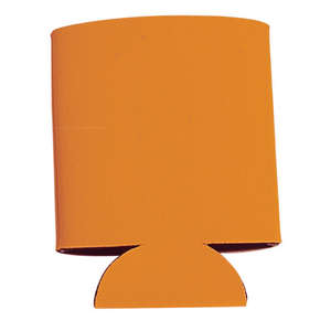 Folding Can Cooler Sleeve Orange/White