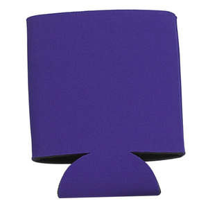 Folding Can Cooler Sleeve Purple/Black