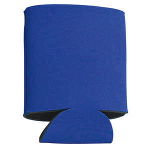 Folding Can Cooler Sleeve Blue, Reflex/Black