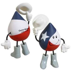 Custom Promotional Texas Figure Stress Ball