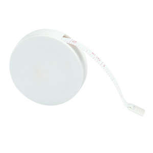 5 Ft. Round Tape Measure White