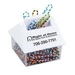 Customized Paperclip Holders - House Paperclip Dispenser