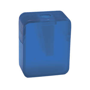 Rectangular Pencil Sharpener Blue