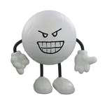 Business Stick Figure Stress Balls - Volleyball Figure Stress Ball