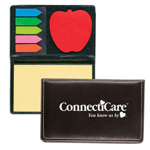 Custom Promotional Die Cut Flag/Note Holder - Apple