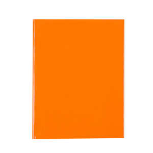Hardcover Notepad Holder Orange