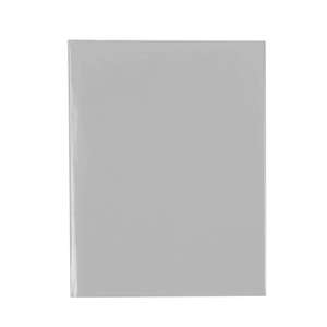 Hardcover Notepad Holder Silver