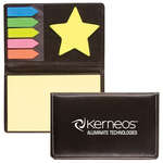 Imprinted Flag Dispensers - Die Cut Flag/Note Holder - Star
