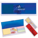 Custom Adhesive Notepads - Sticky Note and Paper Clip Ruler Case