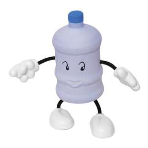 Custom Promotional Water Bottle Figure Stress Ball