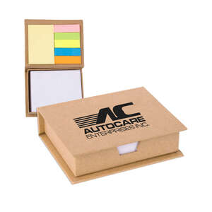 Custom Promotional Eco/Recycled Sticky Note Memo Case
