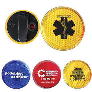 Round Flashing Button
