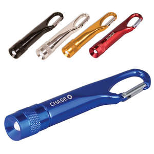 Mini Metal Carabiner Flashlight 