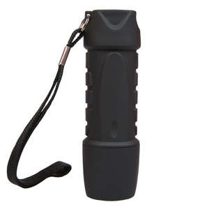 Rubberized Flashlight Black