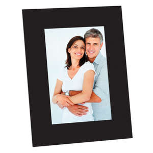 Color Brite Plastic Picture Frame - 4" x 6"  Black