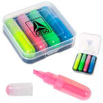 Imprinted Writing Instruments - 4 Piece Highlighter Set