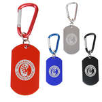 Custom Luggage & ID Tags - Dog Tag on Carabiner
