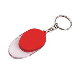 Custom Promotional Light Up Button Key Chain