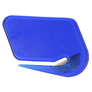 Zip Letter Opener Blue, Translucent