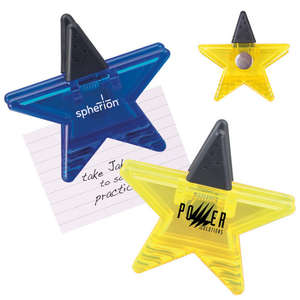 Custom Promotional Star Magnetic Memo Clip