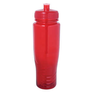 28 oz. Polyclean Auto Bottle Red, Translucent