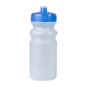 20 oz. Matte Sport Bottle Blue, Translucent