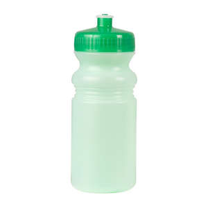 20 oz. Matte Sport Bottle Green, Translucent