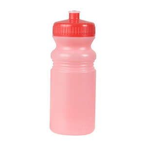 20 oz. Matte Sport Bottle Red, Translucent
