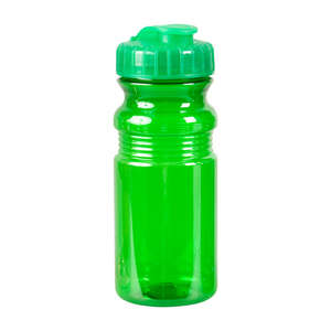 20 oz. Translucent Sport Bottle with Snap Cap Green, Translucent